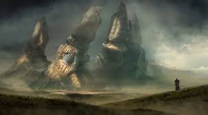 The Godfingers An Ancient Place In The Western Arlings That Is Said To Be Haunted By The Sur Anon The Black Demon Elves Of L Fantasy Landscape Art Skyrim Art