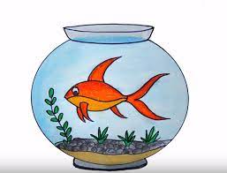 How To Draw Aquarium Easy Step By Step Easy Animals To Draw Https Htdraw Com Wp Content Uploads Easy Animal Drawings Art Drawings For Kids Bird Drawings