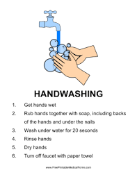 Printable Handwashing Sign