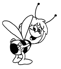 Coloring Pages Coloring Pages Maya The Bee Printable For Kids Adults Free