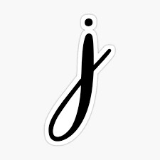 How to write a capital j from start to finish. Cursive Letter J Gifts Merchandise Redbubble