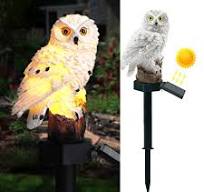 DOUBLE 2 C Solar Garden Light Outdoor, Owl Solar Garden Stake Light,  Waterproof Warm White LED Light for Garden, Patio, Yard, Lawn, Walkway  Decoration ...