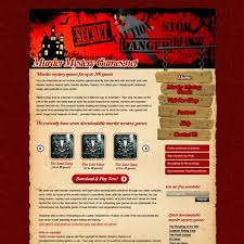 A dinner party murder mystery game for 6 to 9 guests and a host. Murder Mystery Games Needs A Complete Re Design Web Page Design Contest 99designs