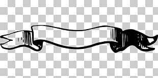 Ribbon Banner Black And White Png Ribbon Banner Black And White Banner Shapes