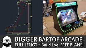 What this bartop arcade kit includes with delivery: Build A Bigger Bartop Arcade Full Length And Free Plans Youtube