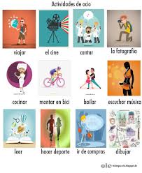 Mi Lengua Ele Aficiones Actividades De Espanol Actividades Aficiones