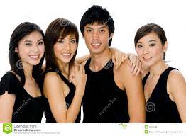 Quatro Amigos Imagem De Stock Imagem De Grupo Felicidade 1801599