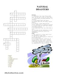 Crossword Puzzle Natural Disasters Natural Disasters Natural Disasters For Kids Natural Disasters Lessons