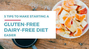 You should still aim to consume a balance of lean protein, healthy fats, fresh fruits, and nutritious veggies but you'll need to be careful about which grains you consume. 5 Tips To Make Starting A Gluten Free Dairy Free Diet Easier Rachael Roehmholdt