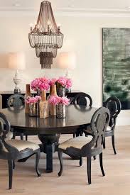 Black Pink Dining Room Centerpiece Dining Room Inspiration Home Decor