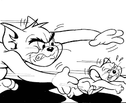 Free Printable Tom And Jerry Coloring Pages For Kids Cartoon Coloring Pages Cat Coloring Page Coloring Pictures For Kids