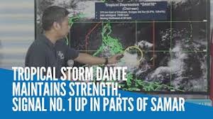 The storm is also expected to continue bringing rains to parts of mindanao in the southern dante is seen to gradually intensify and may reach severe tropical storm category by wednesday. 7qdjzkujv7b M
