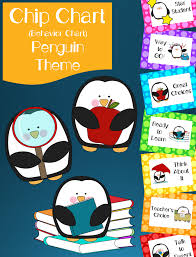 Chip Chart Behavior Chart Penguin Themed Editable