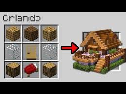 Como Fazer Uma Casa Usando A Crafting Table No Minecraft Minecraft Crafts Minecraft Crafting Recipes Diy Minecraft