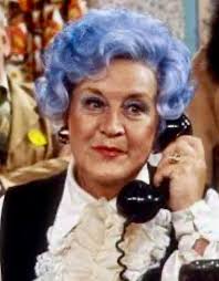 What is Mrs Slocombe talking about to Hyacinth?