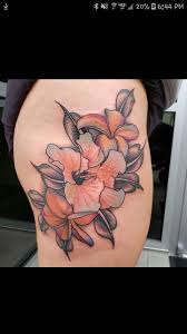 Gio S Creation For Me War Horse Tattoo Hibiscus Tattoo Tattoos Plumeria Tattoo