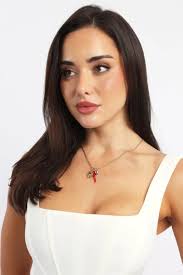 Beaded Crystal Strand Necklace with Natural Coin Pearl Drop