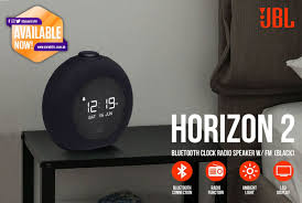 DataBlitz - CUSTOMIZE YOUR MORNING. JBL Horizon 2 Bluetooth Clock Radio  Speaker with FM (Black) will be available today at DataBlitz branches and  E-commerce Store! The JBL Horizon 2 completes any bedroom