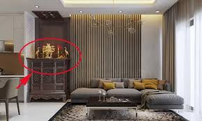 Phòng khách sáng thì giàu, phòng thờ ...