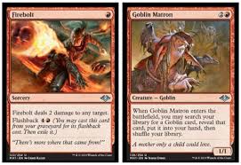 I like playing with goblins they are not always the strongest but. Modern Horizons Uncommon Reveals Include Goblin Matron And Firebolt Dot Esports