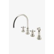 Browse a variety of unique bathroom faucets and fittings, wall and floor tiles, lights, mirrors as well as towels, shower curtains, stools, hampers, soaps and more. Kitchen Faucets Three Hole Brass Tones Chariot Plumbing Supply And Design Salt Lake City Utah
