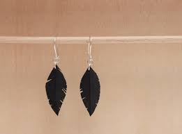 Diy Feder Ohrringe Aus Fahrradschlauch Fahrradschlauch Fahrrad Schlauch