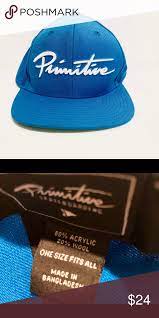 Primitive Men S Hat One Size Fits All Hats For Men Men S Hat Embroidery Logo
