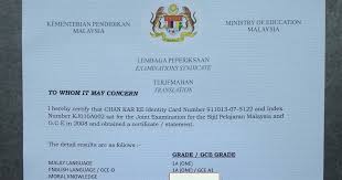 To connect with lembaga peperiksaan malaysia, join facebook today. Translating Spm Cert