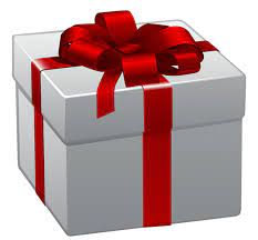 Transparent White Present Box With Red Bow Png Clipart Picture Gifts Clip Art Red Bow