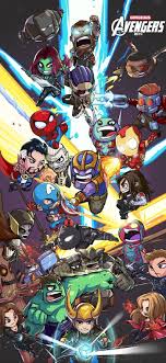 Including 3d and 2d animations. Chibi Avengers Wallpapers Top Free Chibi Avengers Backgrounds Wallpaperaccess