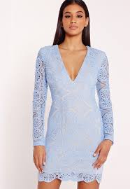 Missguided Lace Long Sleeve Bodycon Dress Blue Lace Bodycon Dress Long Sleeve Long Sleeve Bodycon Dress Long Sleeve Bodycon