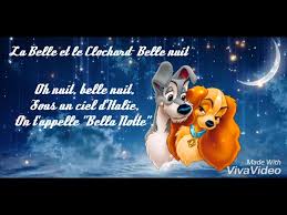 La belle et le clochard la chanson des siamois i disney.mp3. La Belle Et Le Clochard Belle Nuit Lyrics Youtube
