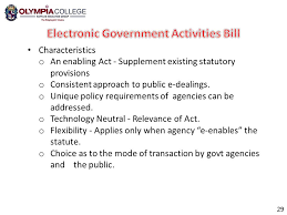 Parti preliminary short title and commencement 1.(1) this act may be cited as the electronic government activities act 2007. Cyber Laws Ppt Download