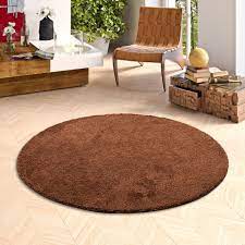 Sollten sie nicht die gewünschte größe finden, so haben sie die möglichkeit, diese hier oder in unserer rubrik wunschmaße selbst zu wählen und konfektionieren zu lassen. Hochflor Shaggy Teppich Palace Braun Rund