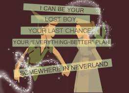 Somewhere In Neverland All Time Low Peter Pan All Time Low Lyrics Disney Quotes