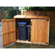 Outdoor Living Today 6 Ft X 3 Ft Oscar Waste Management Shed Oscar63 The Home Depot Outdoor Trash Cans Garbage Can Storage Trash Can Storage Outdoor
