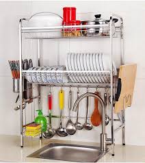 Stainless Steel Kitchen Drainer Shelf Bowl Plate Rack Dish Drainer Ideias Para Decorar A Cozinha Ideias De Decoracao Para Casa Ideias De Organizacao