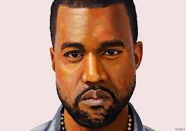 Kanye West Digital Art Painting Drawing Illustration By Tomcii Music Kid Cudi Rap Hip Hop Hiphop Digital Celebrity Caricatures Kanye West Face