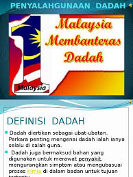 So indonesia was colonized by netherland years ago. Penyalahgunaan Dadah