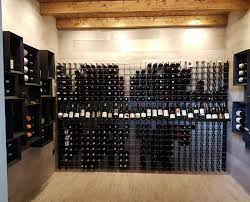 Esigo 2 Net Design Winerack With Single Displays And Esigo 5 Wooden Wine Rack For Residential Winecellar Furniture Barcelona Por Wine Rack Wine Storage