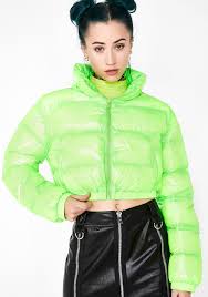 100% quality guaranteed · customer service focused Current Mood Acid Limelight Puffer Jacket Dolls Kill