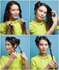 haare kordeln locken uber nacht anleitung frisuren hair haar styling kurze haare anleitungen kordelzopfe