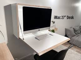 Gerade für kleinere unternehmen sind klapptische die ideale lösung. Office Desk 27 Monitor Desk Home Office Work Space Modern Desk Space Saving Desk Secretary Desk Floating Desk Wall Mounted Folding Desk Schreibtisch Modern Klappschreibtisch Platzsparender Schreibtisch