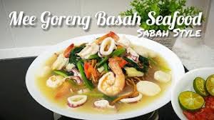 Nak buat mee goreng basah ni senang je. Mee Goreng Basah Seafood Sabah Style Seafood Fried Noodles Youtube