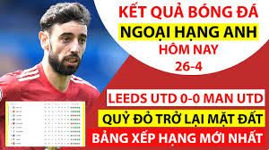 Kết quả các giải bóng đá anh. Káº¿t Quáº£ Bong Ä'a Ngoáº¡i Háº¡ng Anh Hom Nay 26 4 Leeds Utd 0 0 Mu Quá»· Ä'á» Tá»± Dáº­p Táº¯t Hy Vá»ng Tinthethao360