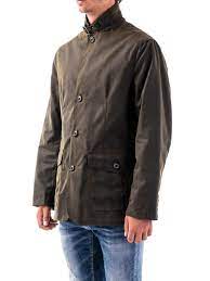 Short Coats Barbour Lutz Waxed Cotton Coat Mwx0566mwxol51 Ikrix Com