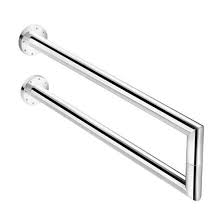 Porte Serviette Lateral Double Kubic Dual Porte Serviette Serviettes Contemporain