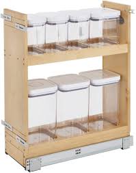 About 20% of these are storage holders & racks, 0% are storage trays. Amazon Com Rev A Shelf 448oxo Bcsc 8c 8 Inch Base Pullout Kitchen Cabinet Organizer With 7 Multi Sized Oxo Storage Containers Natural Maple Wood Home Kitchen