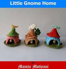 Craft basics· floral· home decor. Little Gnome Home A Miniature Crochet Fairy House Pattern For Home Decor By Mamta Motiyani