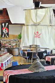Check out our pirate themed décor selection for the very best in unique or custom, handmade pieces from our shops. Pirates Of The Caribbean Birthday Party Kara S Party Ideas Pirate Halloween Party Pirate Party Centerpieces Pirate Theme Party